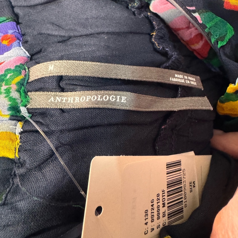 Anthropologie The Somerset Strapless Maxi Dress- Floral - Size Medium- NWT - Picture 13 of 15